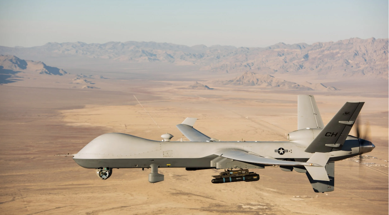 Drone MQ-9 Reaper -vũ khí tích hợp AI được sử dụng trong chiến tranh hiện đại, góp phần thu thập tình báo và tấn công chính xác